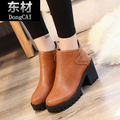 2017秋季時(shí)尚新寵 高跟粗跟復(fù)古馬丁靴全面解析